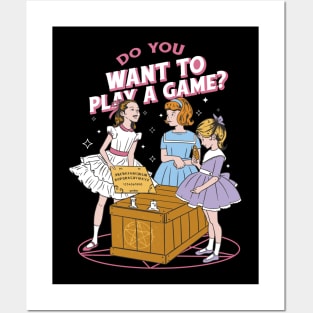 Do You Want To Play A Game Funny Vintage Posters and Art